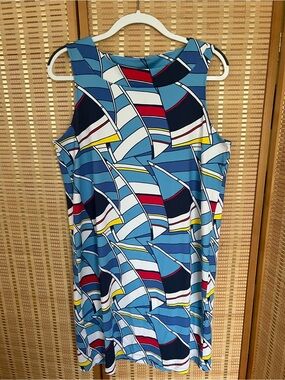 NWT Sailor Sailor “Billowing Sails” seaport shift dress XL